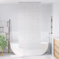Notre store roulant de douche est une alternative idéale à un rideau de douche conventionnel ou à un séparateur de salle de b ...