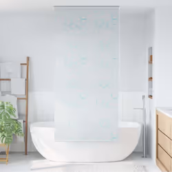 Notre store roulant de douche est une alternative idéale à un rideau de douche conventionnel ou à un séparateur de salle de b ...