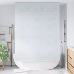 Notre store roulant de douche est une alternative idéale à un rideau de douche conventionnel ou à un séparateur de salle de b ...