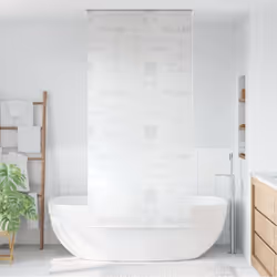 Notre store roulant de douche est une alternative idéale à un rideau de douche conventionnel ou à un séparateur de salle de b ...