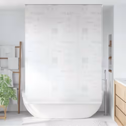 Notre store roulant de douche est une alternative idéale à un rideau de douche conventionnel ou à un séparateur de salle de b ...