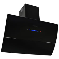 Vidaxl - Hotte murale acier inoxydable 756 m³ h 90 cm Noir