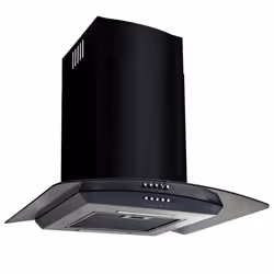 vidaXL Hotte murale Acier inoxydable 756 m³/h 60 cm Noir - TU