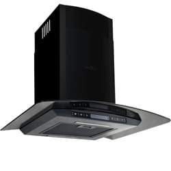 Vidaxl - Hotte murale Acier inoxydable 756 m³/h 60 cm Noir