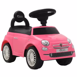 vidaXL Voiture à chevaucher Fiat 500 rose