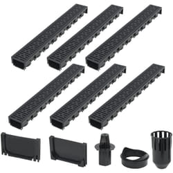 Vidaxl - Canaux de drainage 6 pcs Plastique 6 m