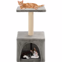Avec cet arbre de chat de qualité supérieure, vos chats peuvent gratter, percher, cacher, grimper et se détendre à leur guise ...