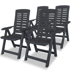 VidaXL 275071 chaise d'extérieur Terrace Plastique Anthracite
