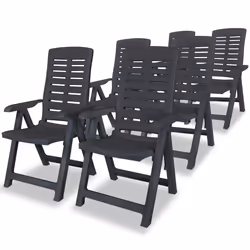 VidaXL 275072, Terrace, Plastique, Anthracite, 600 mm, 610 mm, 1080 mm