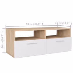 VidaXL 275112 Support TV et centre de divertissement - Vue supplémentaire 6