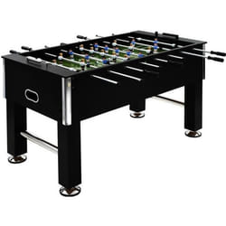 vidaXL Table de football Acier 60 kg 140 x 74,5 x 87,5 cm Noir - TU