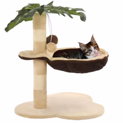 Description générale Avec cet arbre à chat de haute qualité, vos chats peuvent gratter, se percher, se cacher, grimper et se  ...