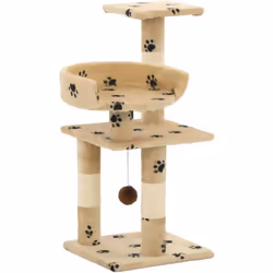 Avec cet arbre de chat de qualité supérieure, vos chats peuvent gratter, percher, cacher, grimper et se détendre à leur guise ...
