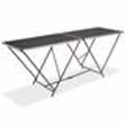 vidaXL Table pliable de collage MDF et aluminium 200 x 60 x 78 cm - TU