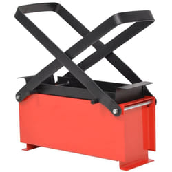 Vidaxl - Presse à papier de recyclage acier 34x14x14 cm noir et rouge