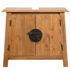 VidaXL 246035 miroir de salle de bain et armoire de rangement pour évier