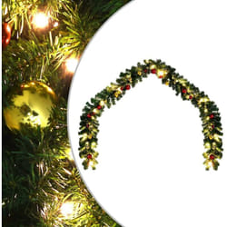 Vidaxl - Guirlande de Noël décorée avec boules et lumières led 5 m