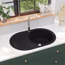 Description générale Notre évier de cuisine en granit sera un ajout intemporel à la décoration de votre cuisine. Il dispose d ...