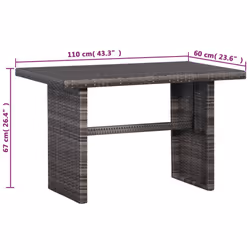 VidaXL 43915 ensemble de meubles de jardin - Vue supplémentaire 6
