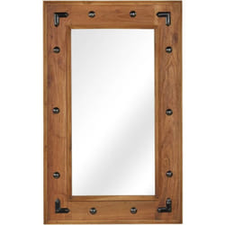 Vidaxl - Miroir Bois d'acacia massif 50 x 80 cm