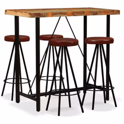 Cet ensemble de bar cool a un style industriel et sera un supplément distinctif à n'importe quelle maison, bar ou restaurant. ...