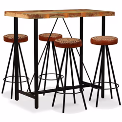 Cet ensemble de bar cool a un style industriel et sera un supplément distinctif à n'importe quelle maison, bar ou restaurant. ...