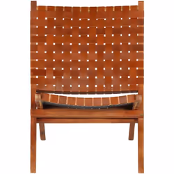 Cette chaise en cuir véritable, douce et confortable, présente un design rustique qui fait fureur à l'heure actuelle. Elle re ...