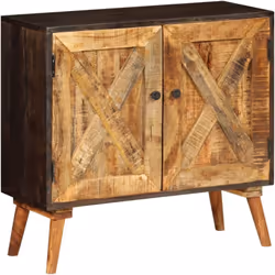 Le buffet en bois sera un ajout intemporel à votre décoration intérieure. L'armoire latérale est faite de bois de manguier ma ...