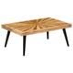 vidaXL Table basse Bois de manguier massif 90 x 55 x 36 cm