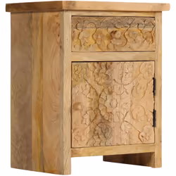 La table de chevet ajoutera une touche intemporelle à votre décoration intérieure. La table d'appoint est fabriquée en bois d ...