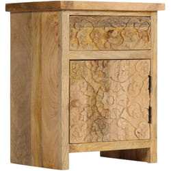 Vidaxl - Table de chevet Bois de manguier massif 40x30x50 cm