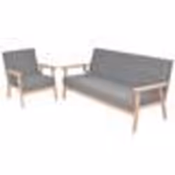 vidaXL Ensemble de canapés 2 pcs Tissu Gris clair