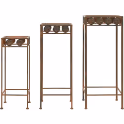Présentez des fleurs ou des plantes sur notre ensemble de supports de plantes à l'aspect antique ! Les supports de plantes so ...