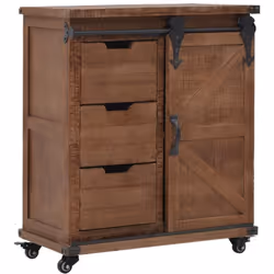 Cette armoire de rangement classique ajoutera une touche décorative à vos pièces. Elle peut également être utilisée comme buf ...