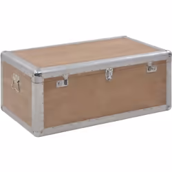 Cette boîte de rangement classique ajoutera une touche décorative à vos pièces. Elle peut également servir de table basse dan ...