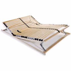 Description générale Notre sommier à lattes confortable vous fera aimer encore davantage votre lit ! Avec un cadre en hêtre m ...