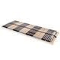 vidaXL Sommier à lattes sans matelas avec 42 lattes 7 zones 90x200 cm - 90 x 200 cm