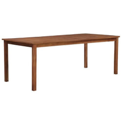 vidaXL Table de jardin 200x100x74 cm Bois d'acacia massif - TU