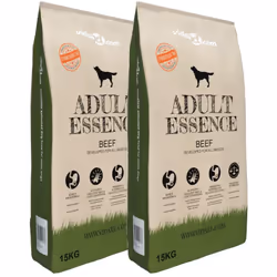 Notre nourriture sèche pour chiens de qualité supérieure Adult Essence Beef est riche en prébiotiques qui favorisent la santé ...