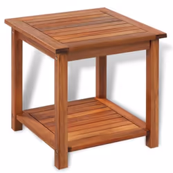 vidaXL Table d'appoint Bois d'acacia massif 45x45x45 cm - TU