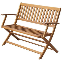 vidaXL Banc de jardin 120 cm Bois d'acacia solide - TU