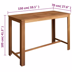 VidaXL 246670 ensemble de meuble de salle à manger et de cuisine - Vue supplémentaire 5