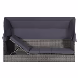 VidaXL 43962 chaise d'extérieur Terrace Siège rembourré Tissu, Polyuréthane, Acier Gris