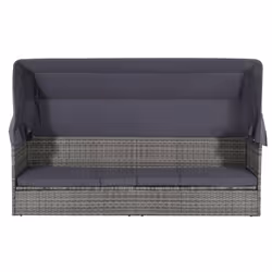 VidaXL 43962 chaise d'extérieur Terrace Siège rembourré Tissu, Polyuréthane, Acier Gris - Vue supplémentaire 5