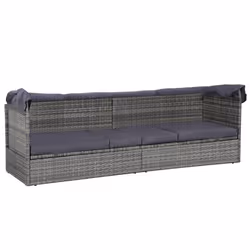 VidaXL 43962 chaise d'extérieur Terrace Siège rembourré Tissu, Polyuréthane, Acier Gris - Vue supplémentaire 6