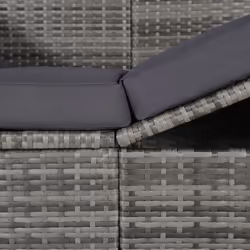 VidaXL 43962 chaise d'extérieur Terrace Siège rembourré Tissu, Polyuréthane, Acier Gris - Vue supplémentaire 7