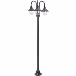Ce lampadaire de jardin à 3 lanternes convient à tous ceux qui souhaitent éclairer leur jardin avec un éclairage fonctionnel, ...