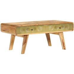 Table basse Bois de manguier massif 90x50x40 cm Vidaxl