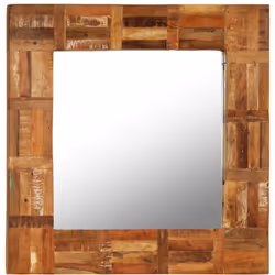 Notre miroir mural en bois à l'aspect antique sera un complément pratique et décoratif à votre salle de bain, chambre à couch ...