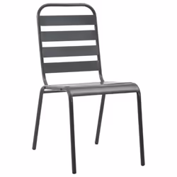 VidaXL 44257 chaise d'extérieur Terrace Acier Gris